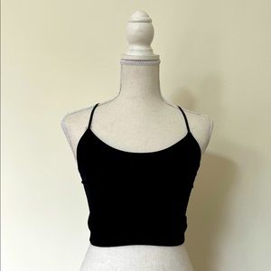 Black tank with cute back straps